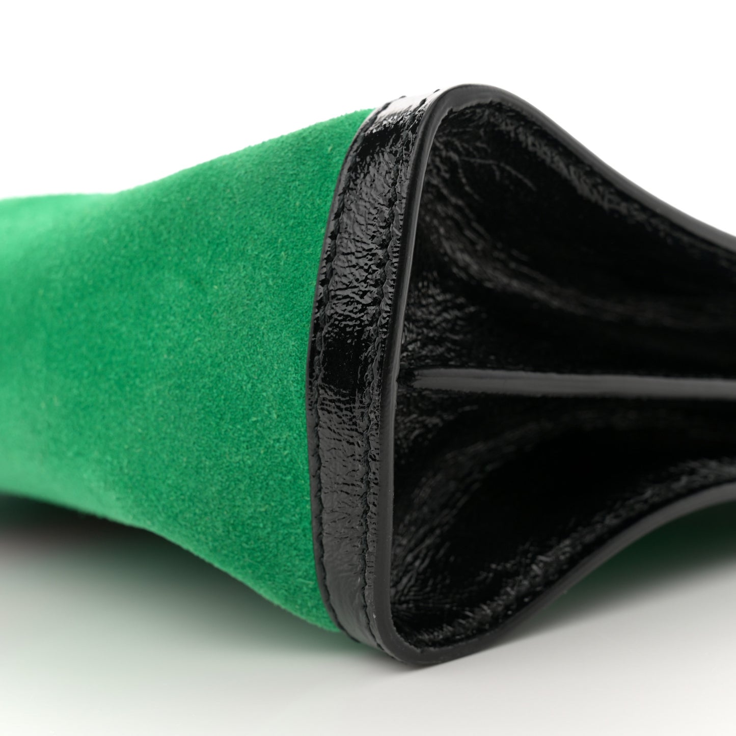 Suede Patent Web Medium Ophidia Chain Shoulder Bag New Shamarock Black