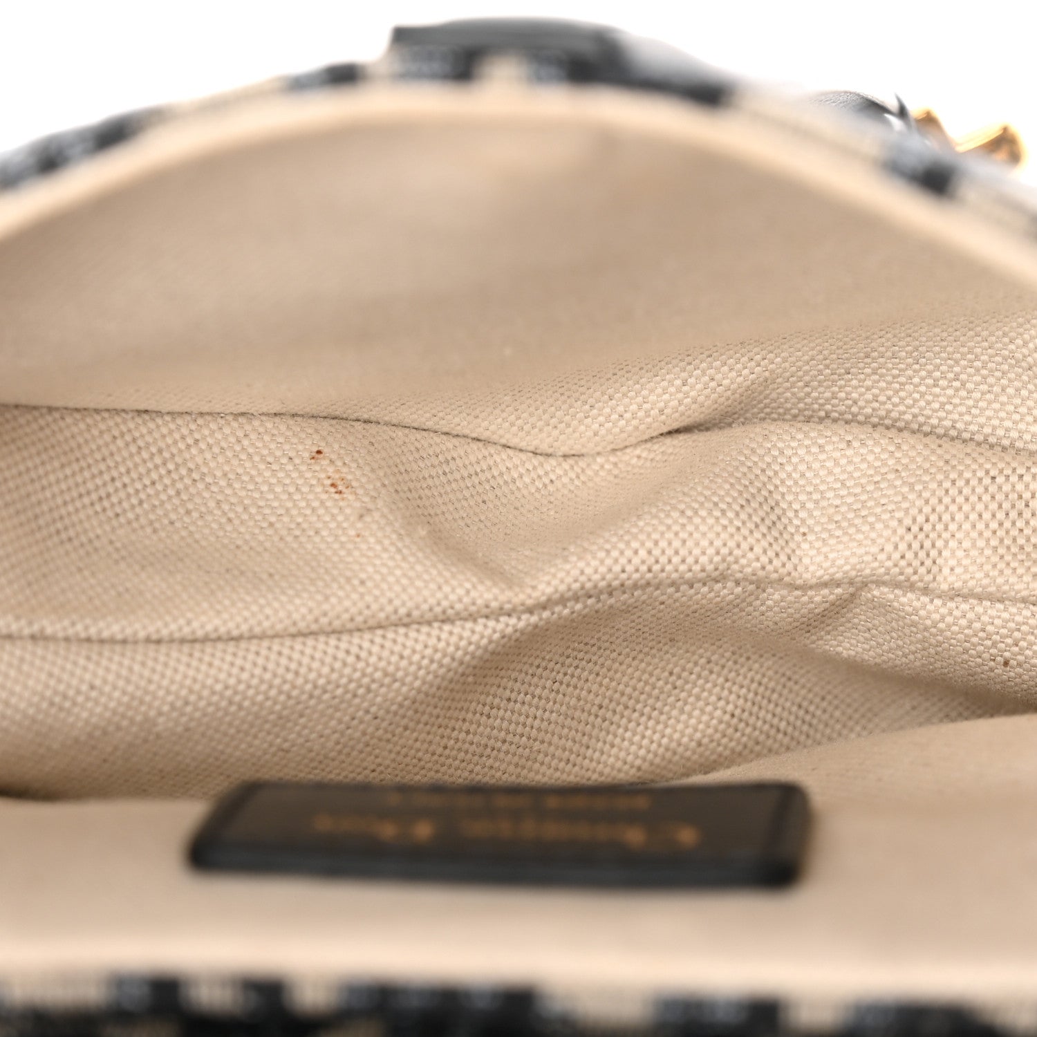 Christian Dior Oblique Mini Saddle Bag Blue 5 of 13