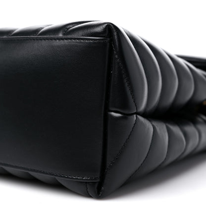 Saint Laurent Calfskin Y Quilted Monogram Medium Loulou Chain Satchel Black 10 of 10