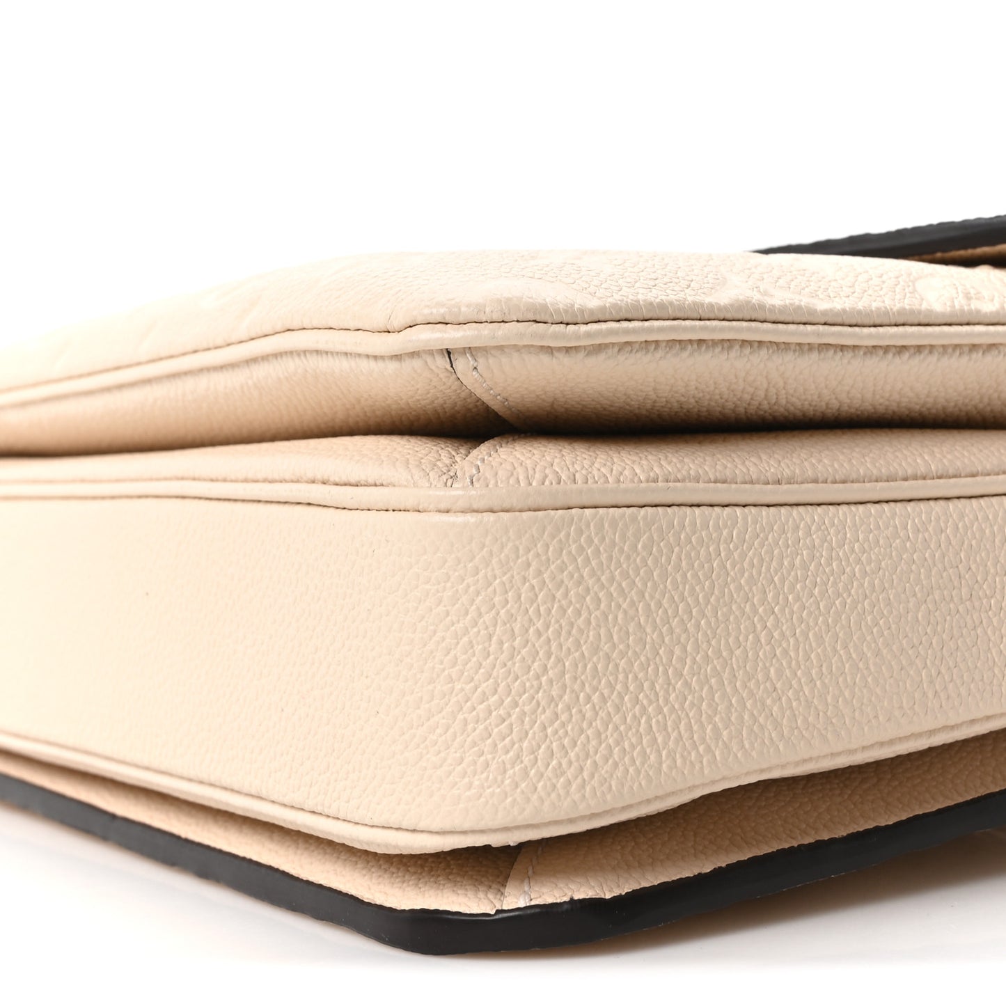 Empreinte Braided Pochette Metis Creme Beige Caramel