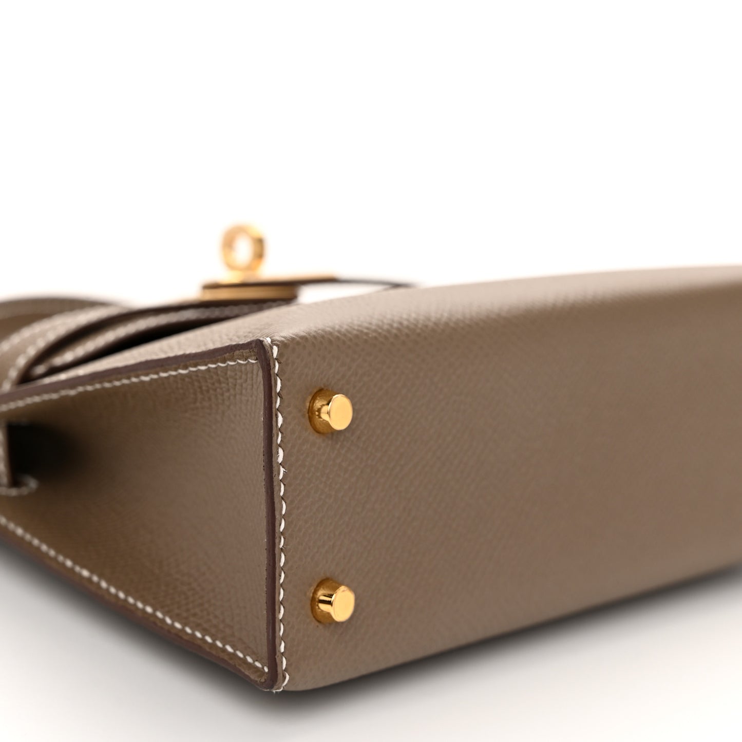 Epsom Mini Kelly Sellier 20 Etoupe