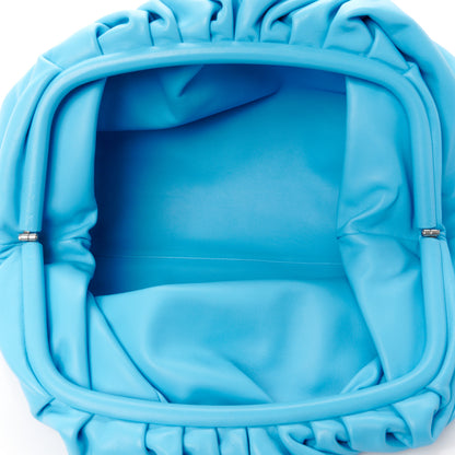 Bottega Veneta Smooth Butter Calf The Pouch Oversized Clutch Sky Blue 5 of 9