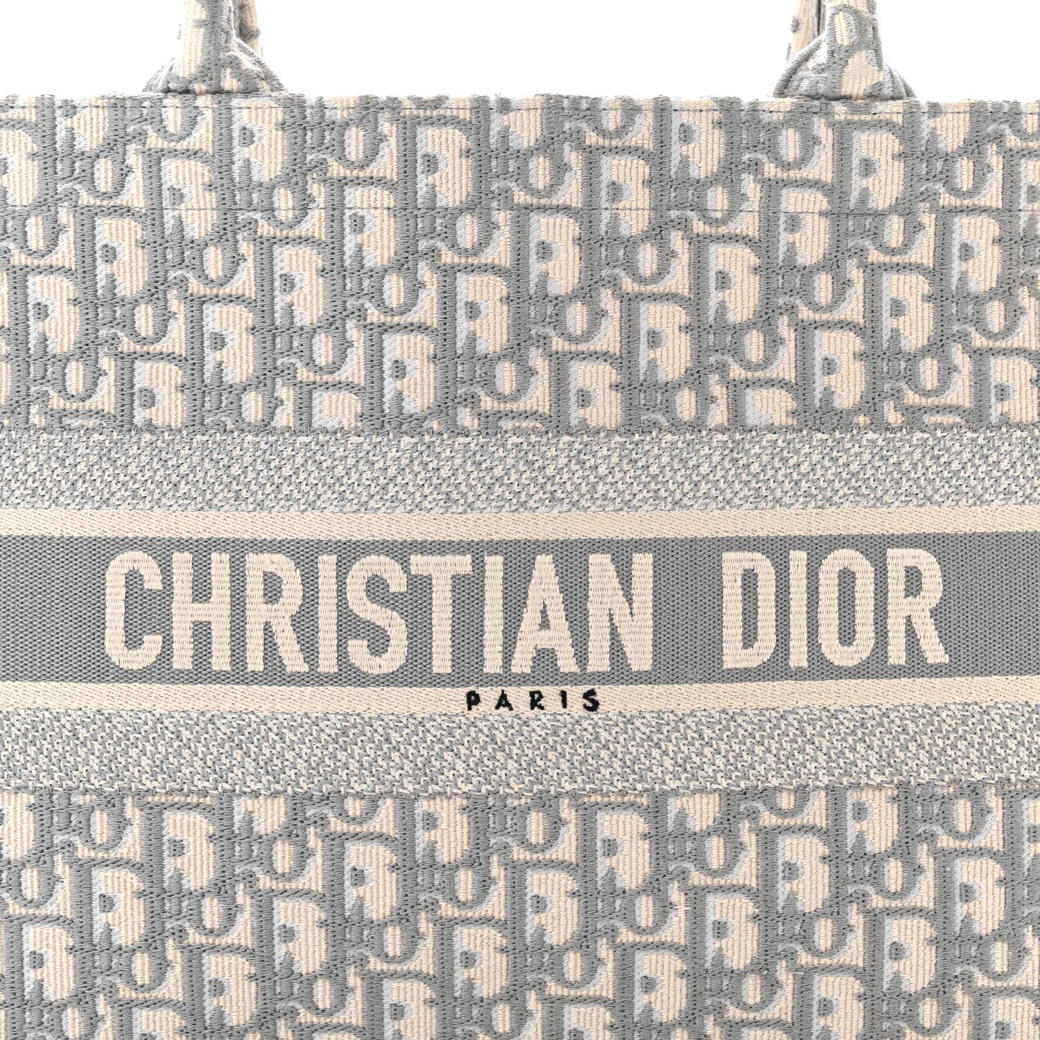 Christian Dior Oblique Medium Book Tote Grey 8 of 12