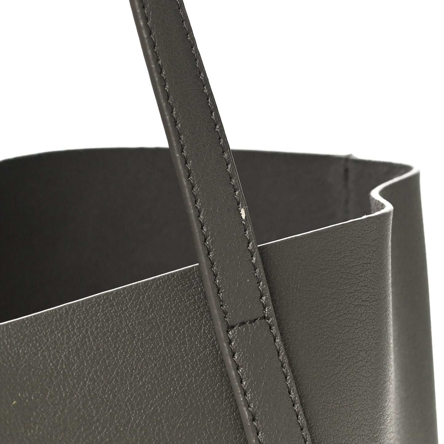 Calfskin Large Shopping Tote Earth
