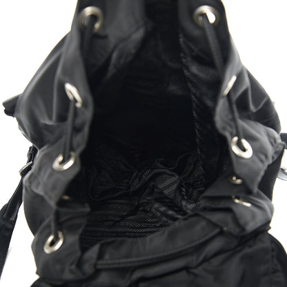 Prada Nylon Vela Medium Backpack Black 4 of 9