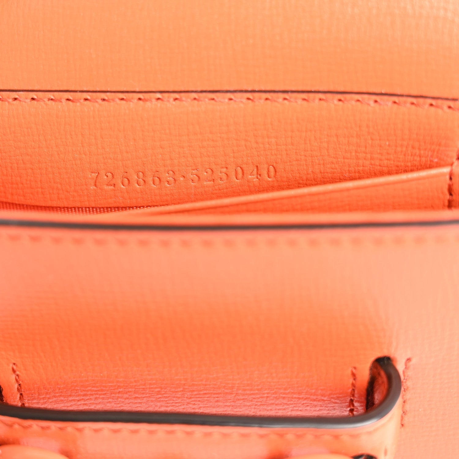 Gucci Azalea Calfskin Web Monochrome Horsebit 1955 Wallet On Strap Orange 7 of 13