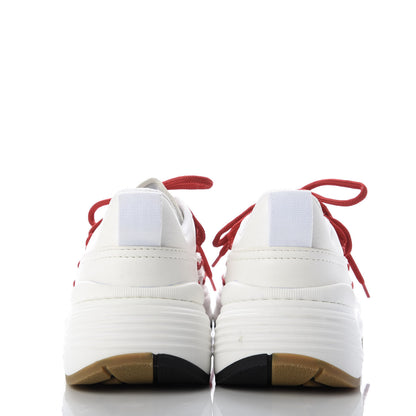 Bottega Veneta Calfskin Speedster Sneakers 37 White Bright Red 6 of 13
