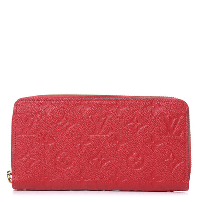 Louis Vuitton Empreinte Zippy Wallet Scarlet 1 of 12
