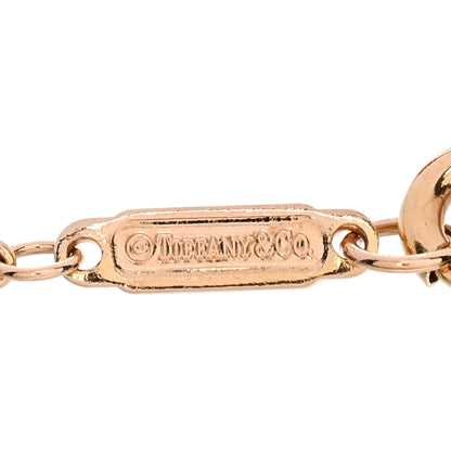 Tiffany 18K Rose Gold Diamond Atlas Bar Pierced Bracelet 3 of 3
