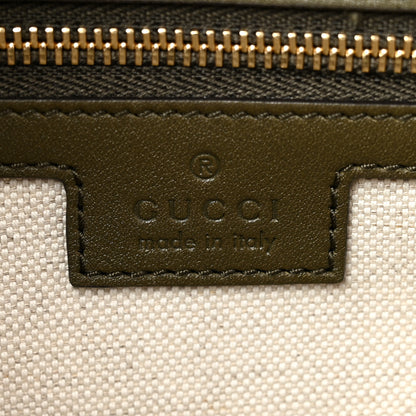 Gucci Roxy Calfskin Medium Blondie Top Handle Bag Luscious Green 6 of 11