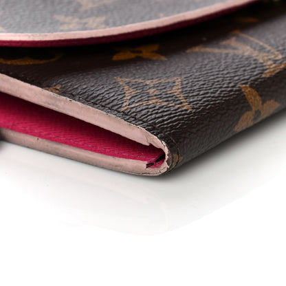 Louis Vuitton Monogram Bloom Flower Emilie Wallet 8 of 11