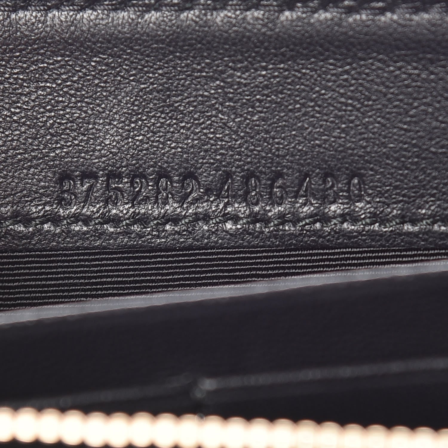 Alexander McQueen Pebbled Calfskin Skull Continental Zip Wallet Black 7 of 12