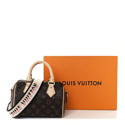 Louis Vuitton Monogram Speedy Bandouliere 20 Black 10 of 10