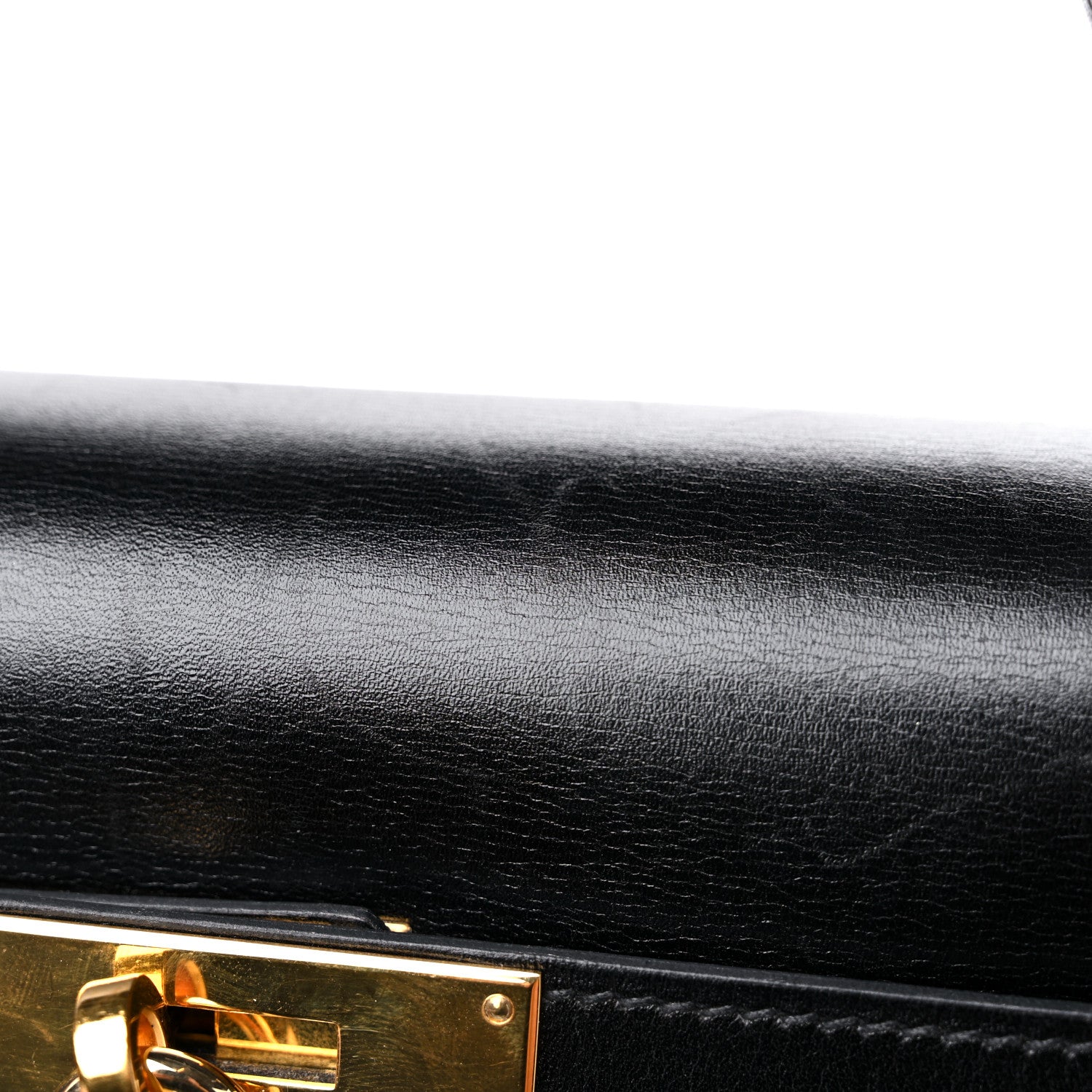 Hermes Box Kelly Sellier 32 Black 17 of 19