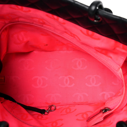Chanel Calfskin Quilted Large Cambon Tote Black 5 of 28