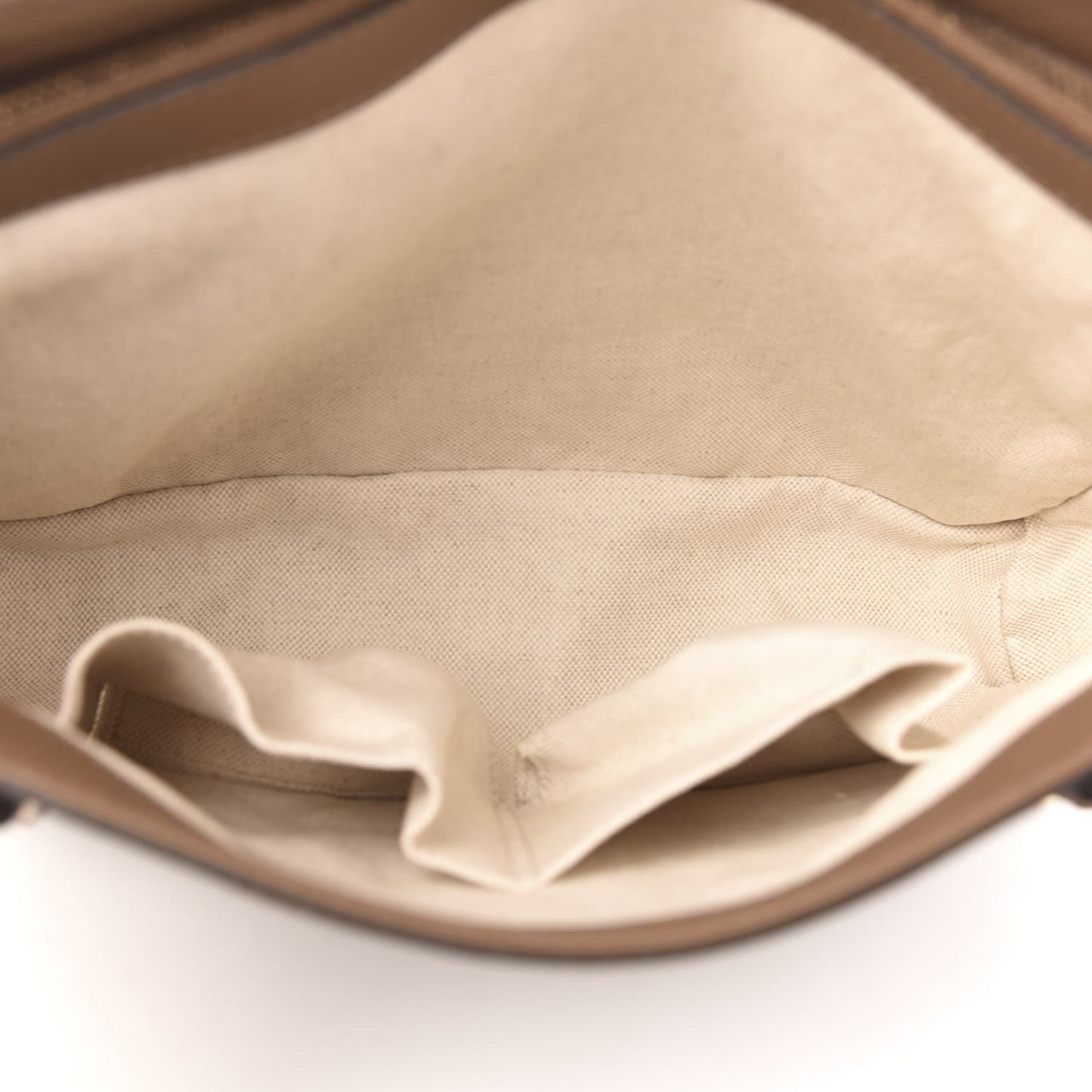 GG Supreme Monogram Margaux Calfskin Small Nice Tote Beige Ebony Acero