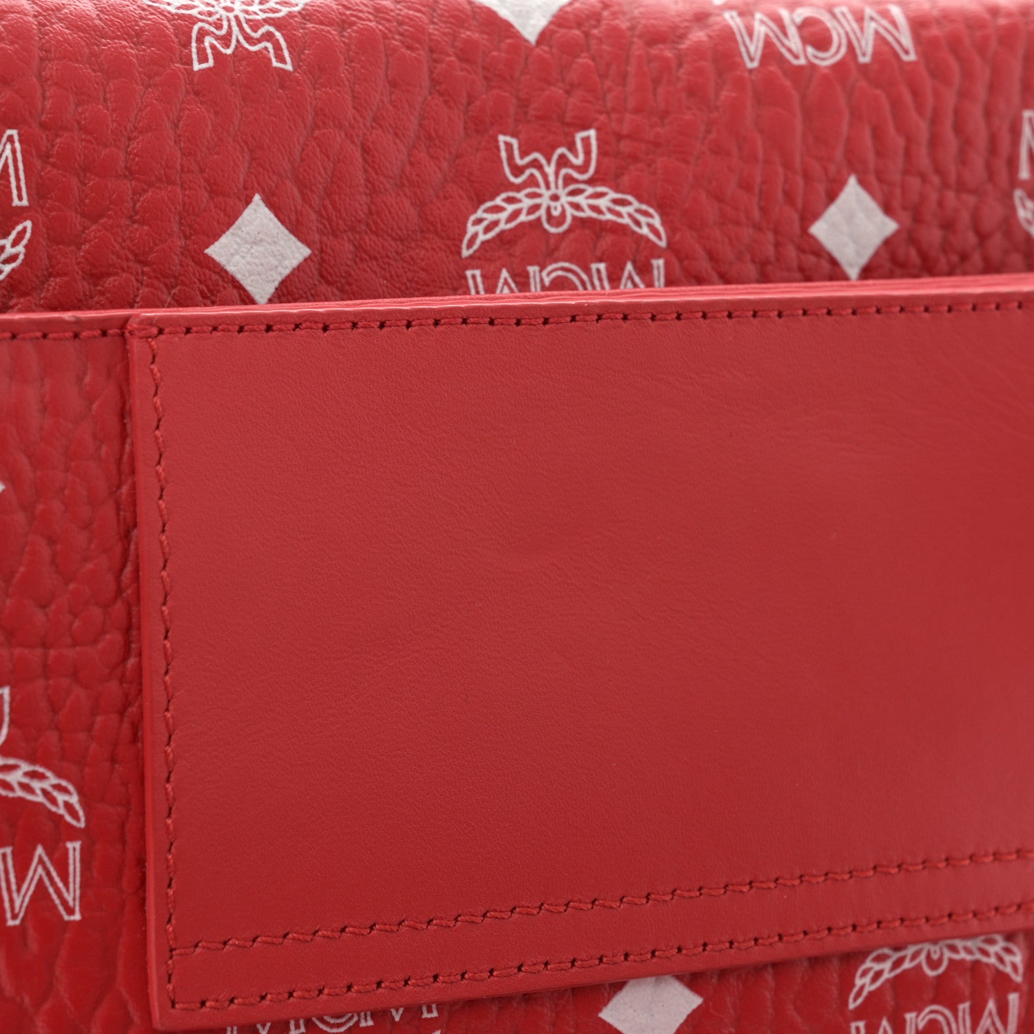 MCM New Years Visetos Small Klassik Crossbody Viva Red 11 of 11