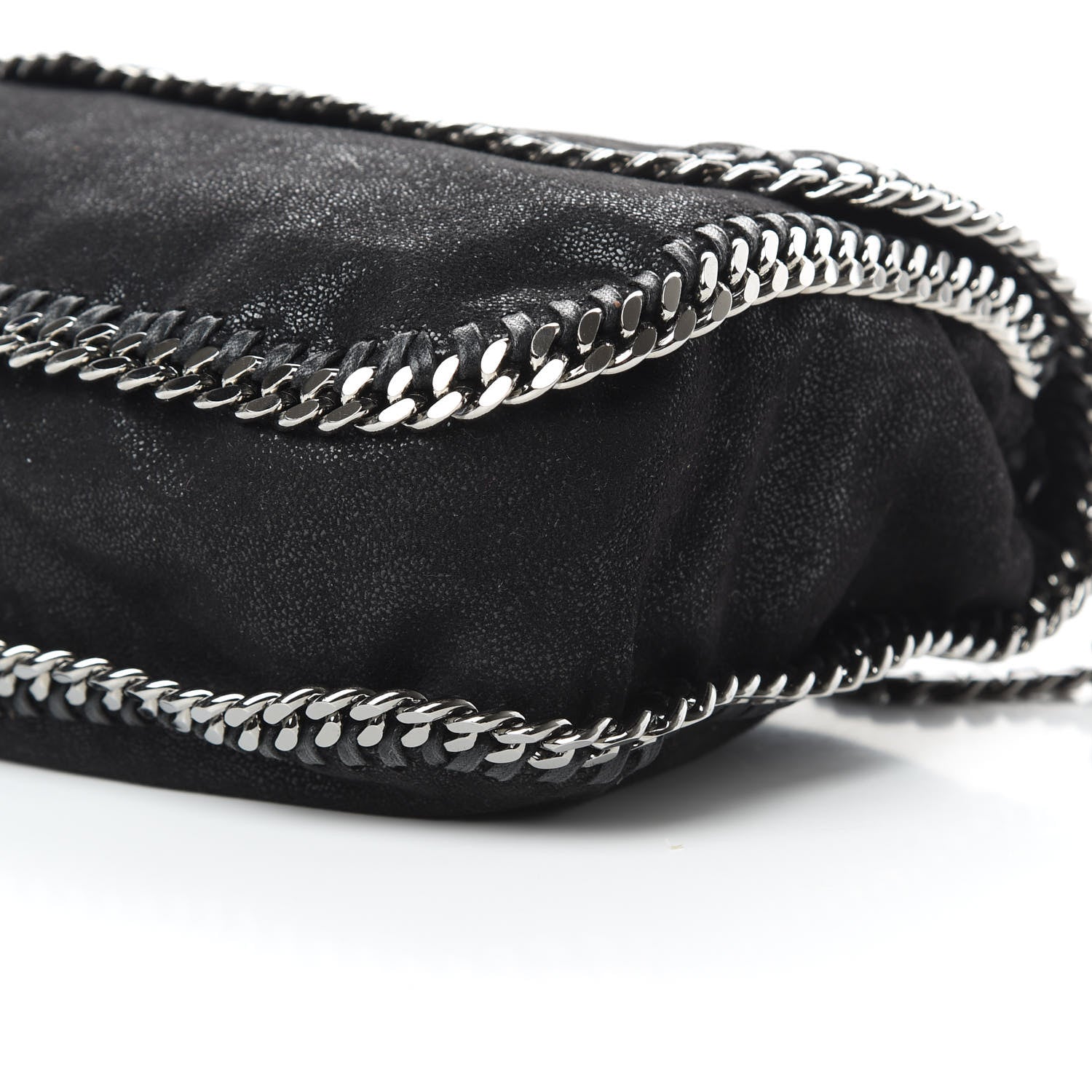 Stella McCartney Shaggy Deer Falabella Shoulder Bag Black 9 of 9