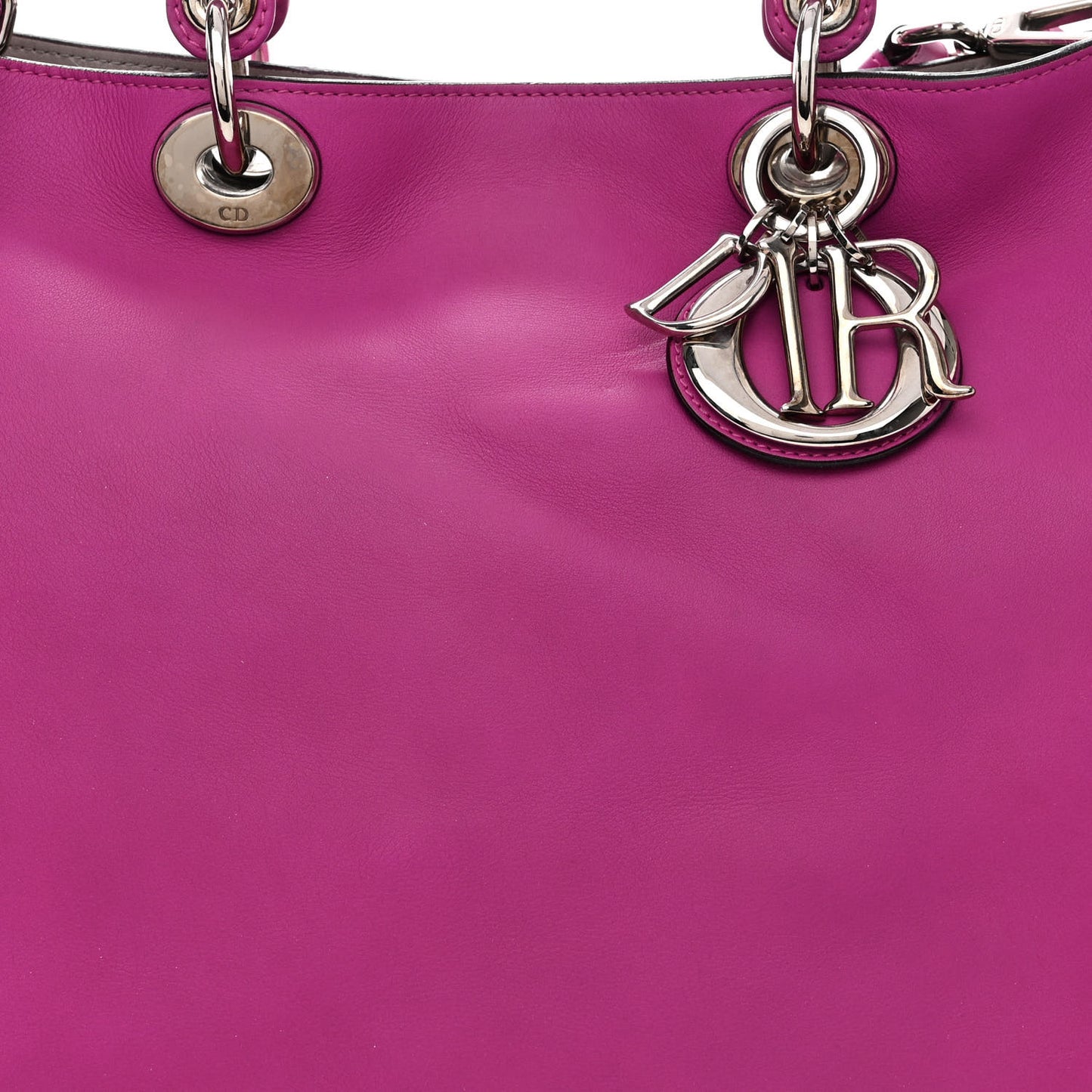 Calfskin Large Diorissimo Tote Rose Sorbet