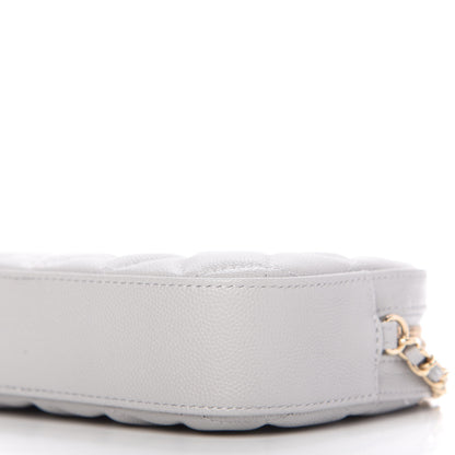 Chanel Caviar Quilted Camera Case Grey 7 of 11