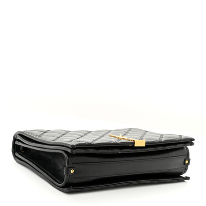 Saint Laurent Lambskin Quilted Small Becky Chain Bag Black 3 of 11