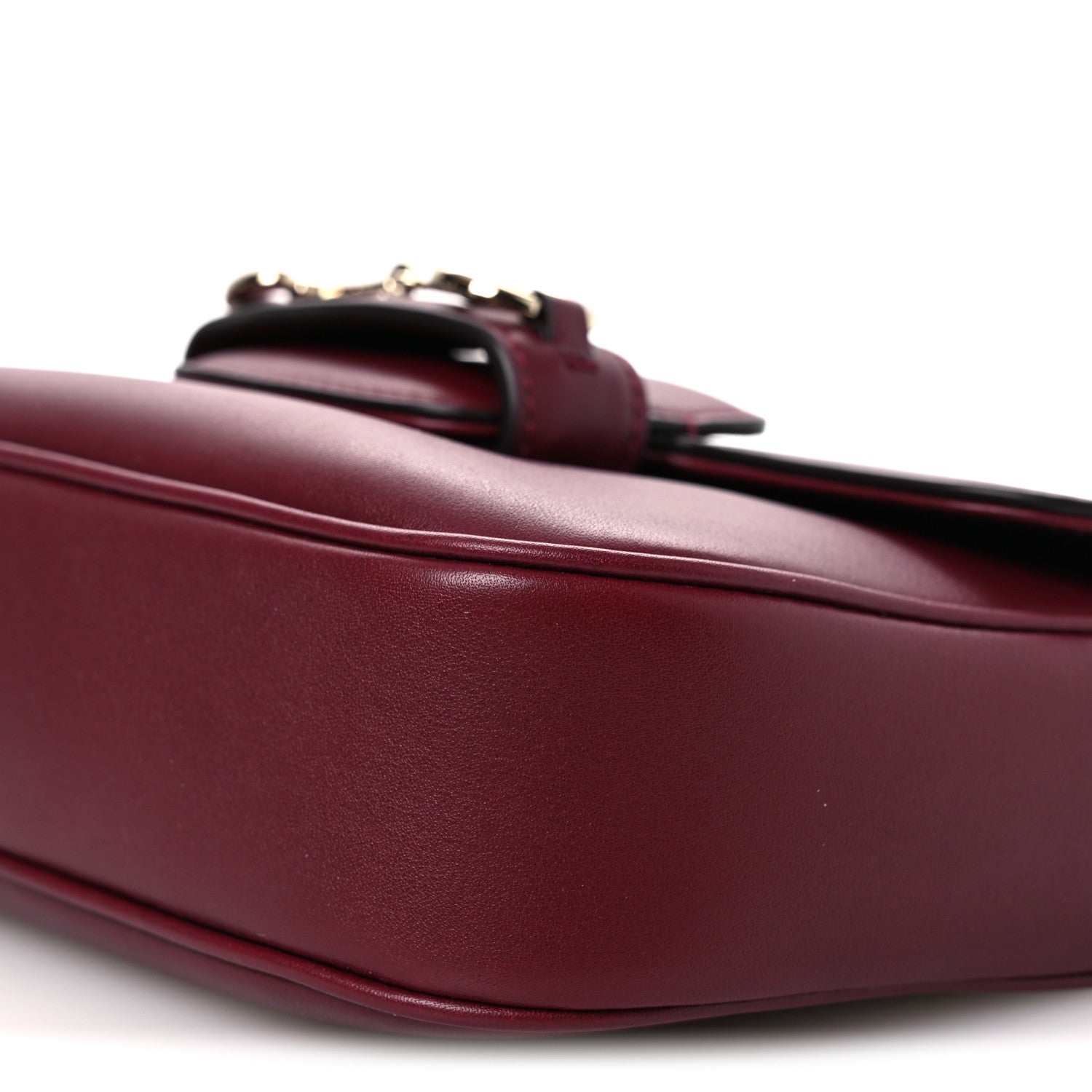 Gucci Arabella Calfskin Horsebit 1955 Shoulder Bag Rosso Ancora