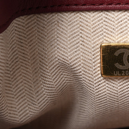 Chanel Suede Quilted Bucket Bag Dark Beige Black 7 of 10