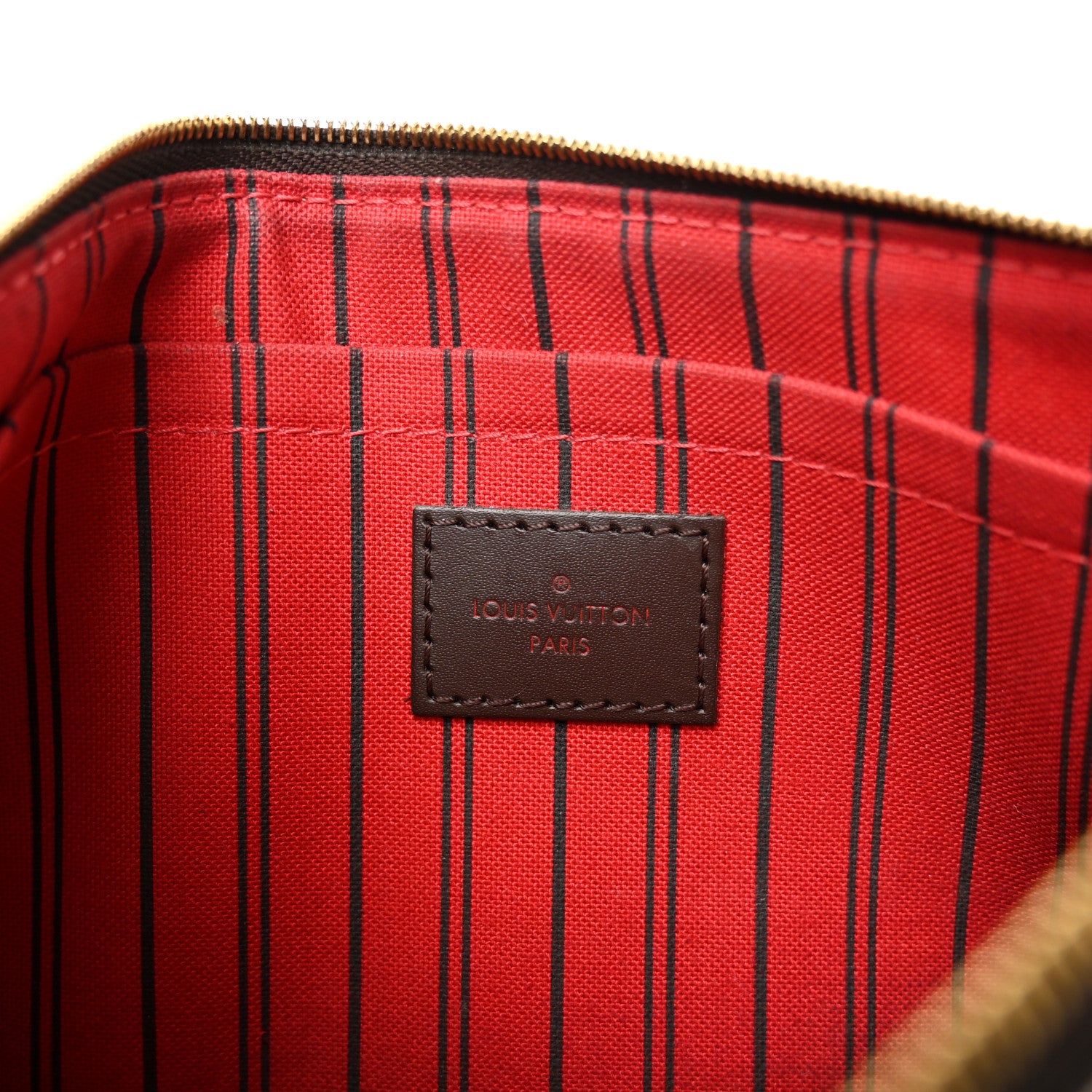 Louis Vuitton Damier Ebene Neverfull MM GM Pochette 6 of 7