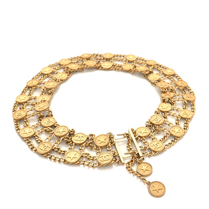 Chanel Chain Wide CC Star Medallion Belt Gold 2 of 5