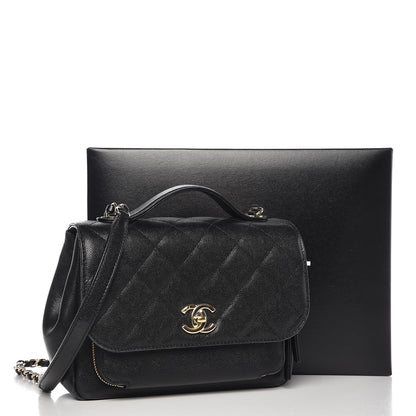 Chanel Caviar Quilted Small Business Affinity Flap Black 12 of 12