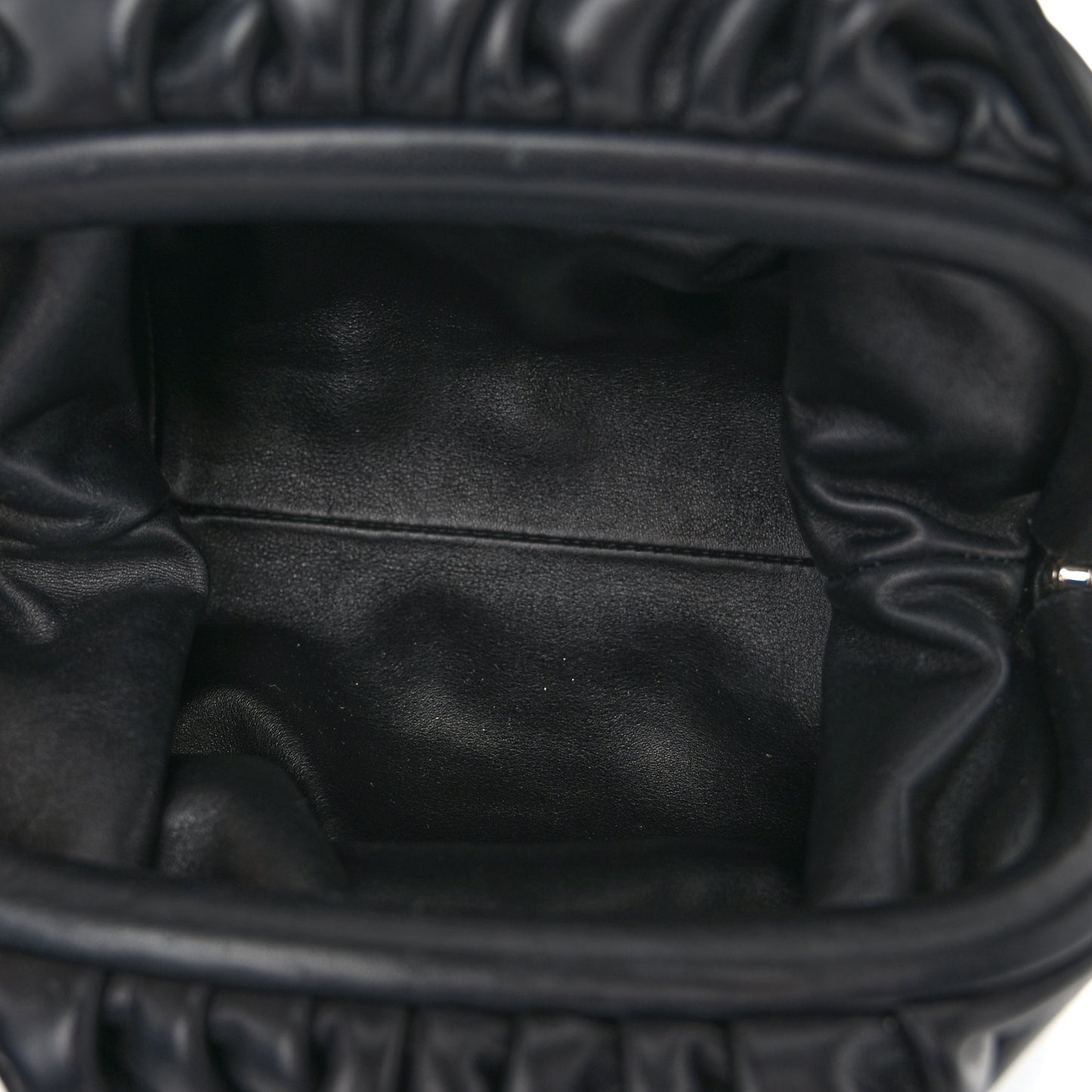 Butter Calfskin The Mini Pouch Black