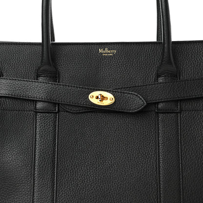 Mulberry Classic Grain Bayswater Zip Tote Black 7 of 9