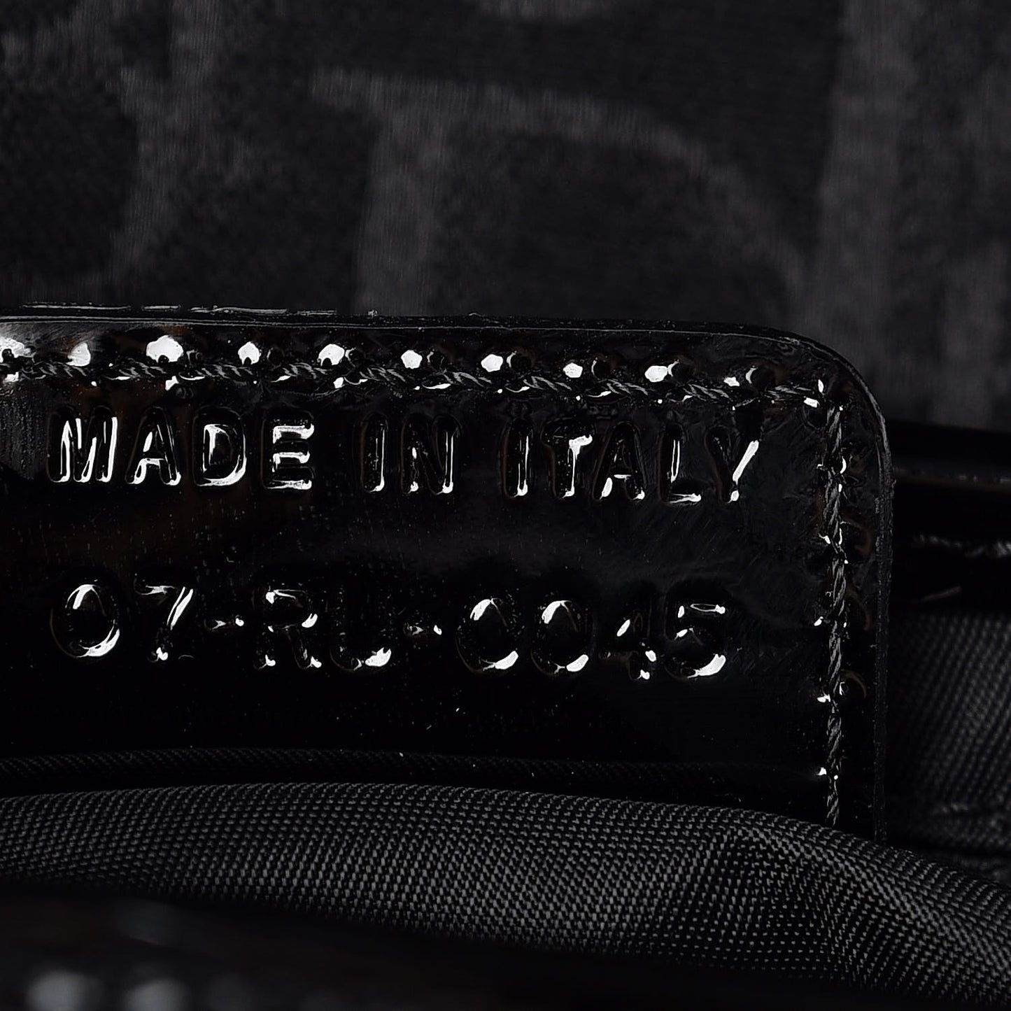 Monogram Saddle Bag Black