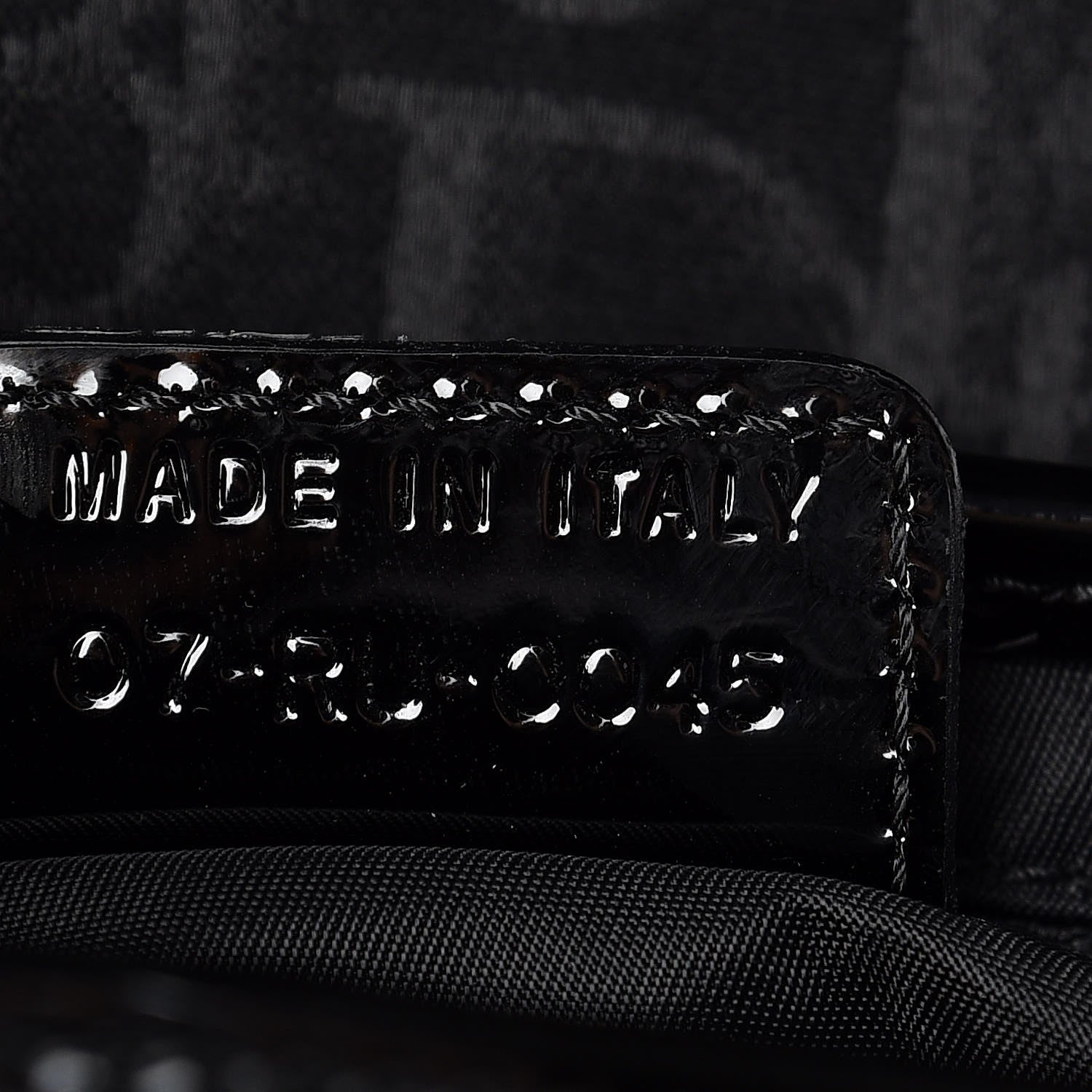 Christian Dior Monogram Saddle Bag Black 7 of 9