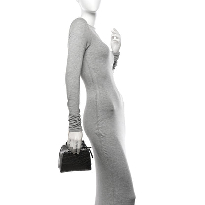 Givenchy Laminated Lambskin Micro Antigona Cube Bag Silvery Grey 2 of 9
