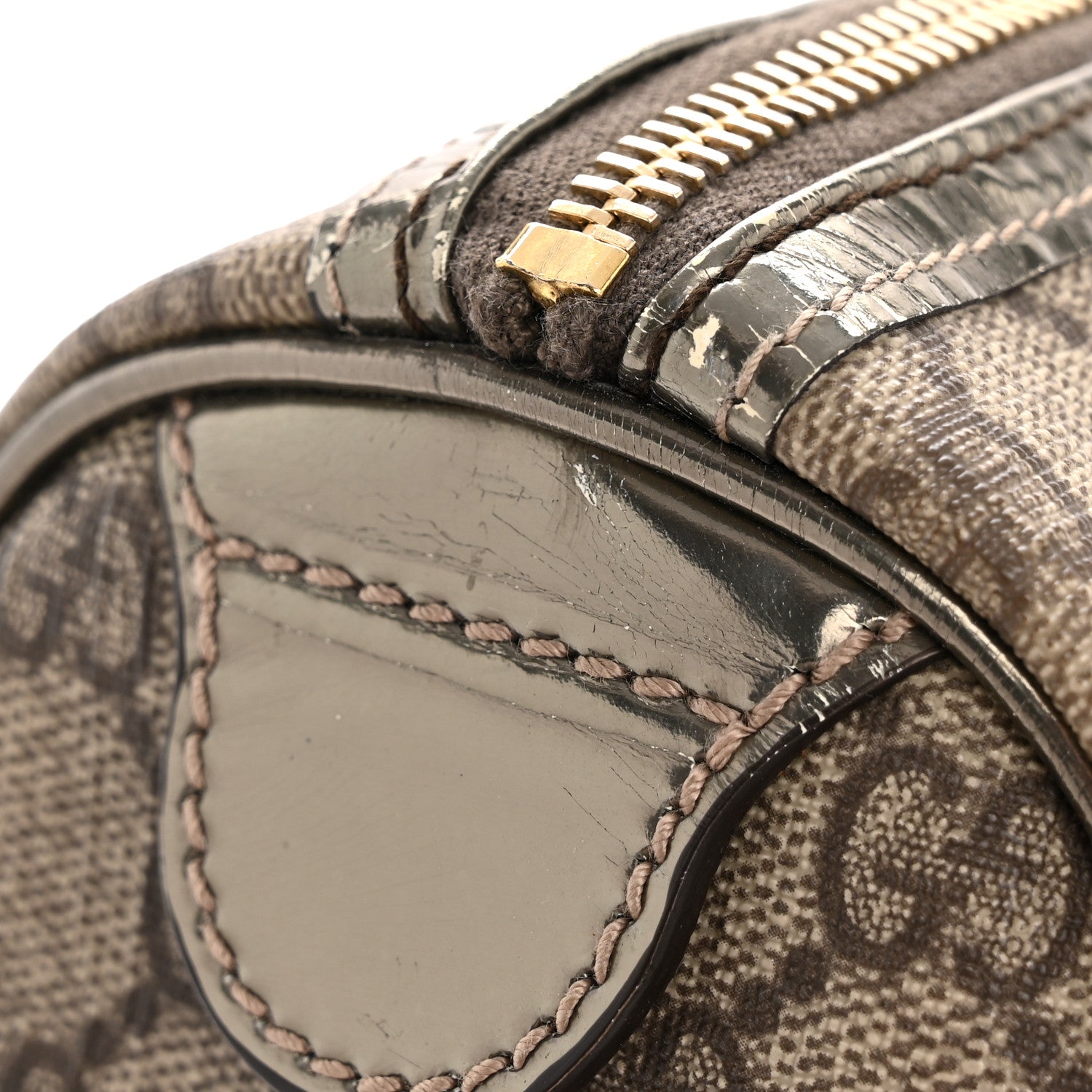 Gucci GG Plus Monogram Small Joy Boston Metallic 15 of 15
