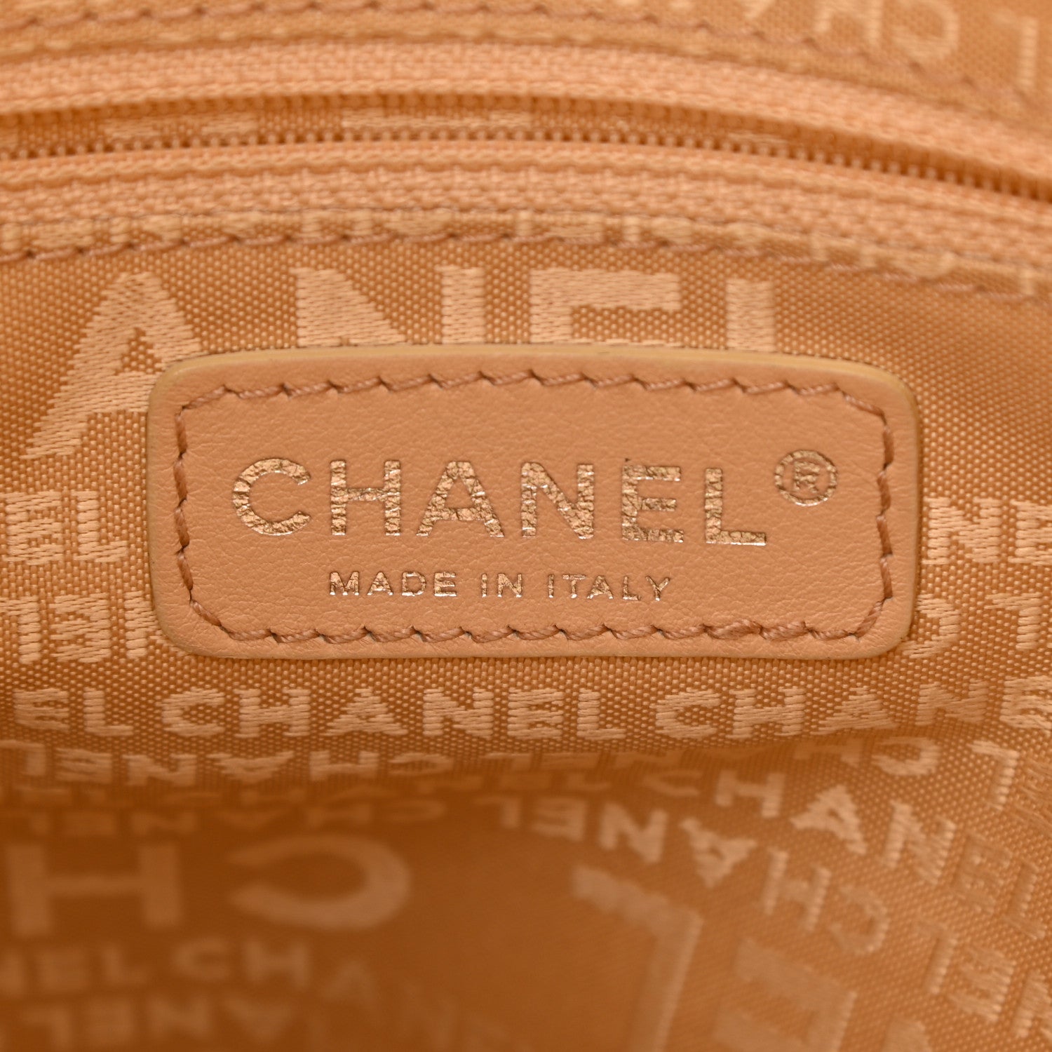 Chanel Lambskin Stitched Medium Ultimate Soft Tote Beige 6 of 23