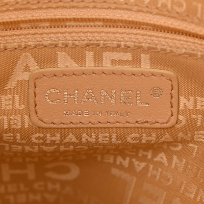 Chanel Lambskin Stitched Medium Ultimate Soft Tote Beige 6 of 23