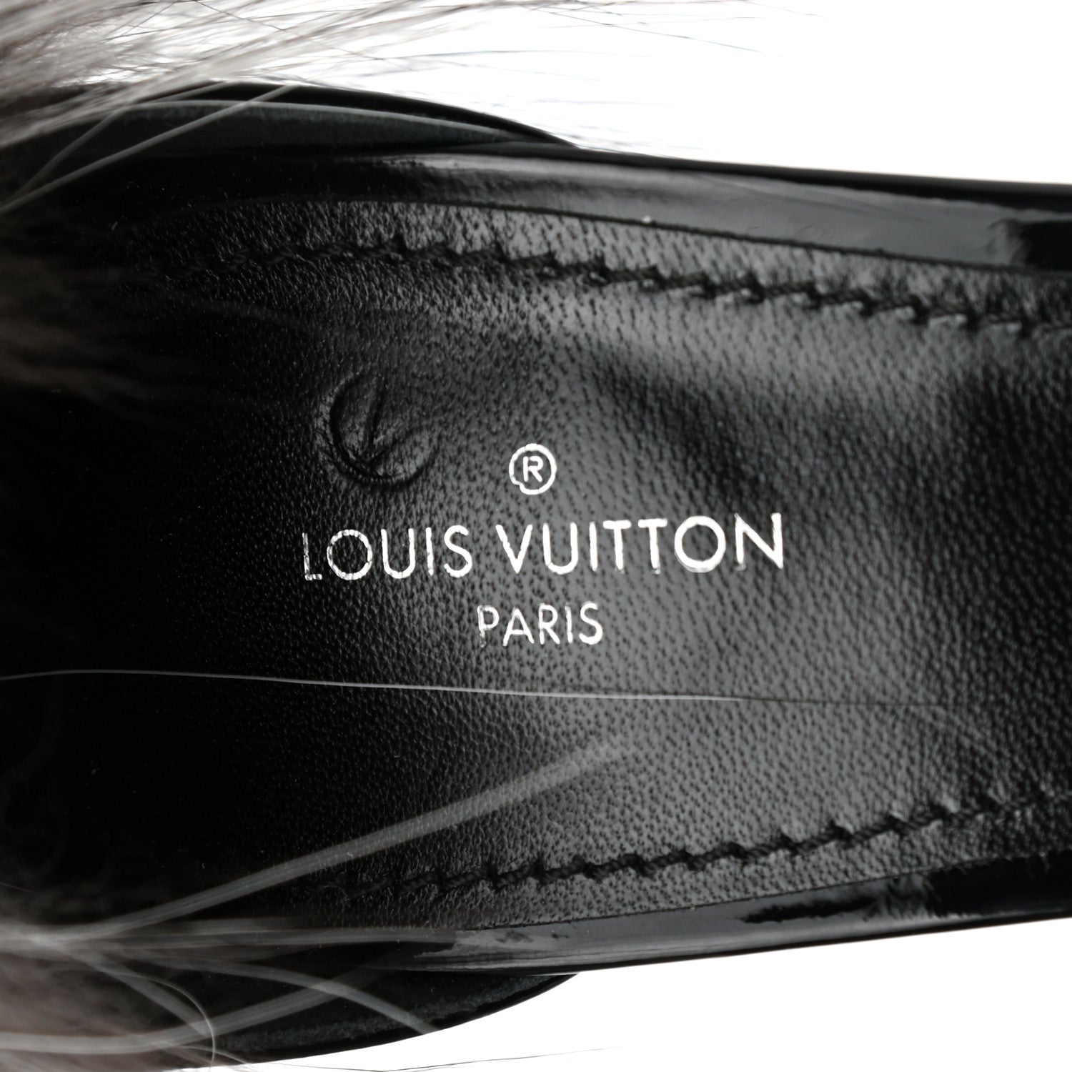 Louis Vuitton Patent Monogram Call Back Sandals 41 Black 7 of 8