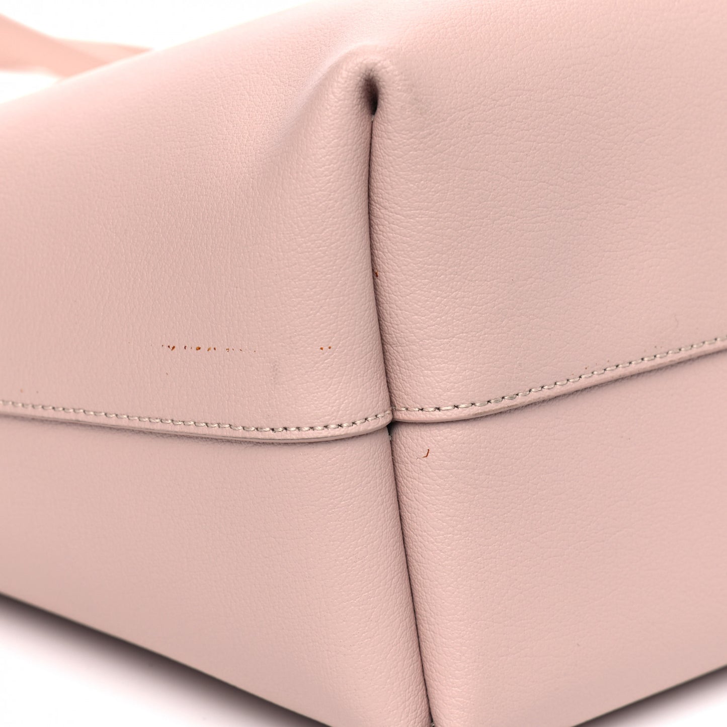 Calfskin Large Shopping Tote Pale Blush