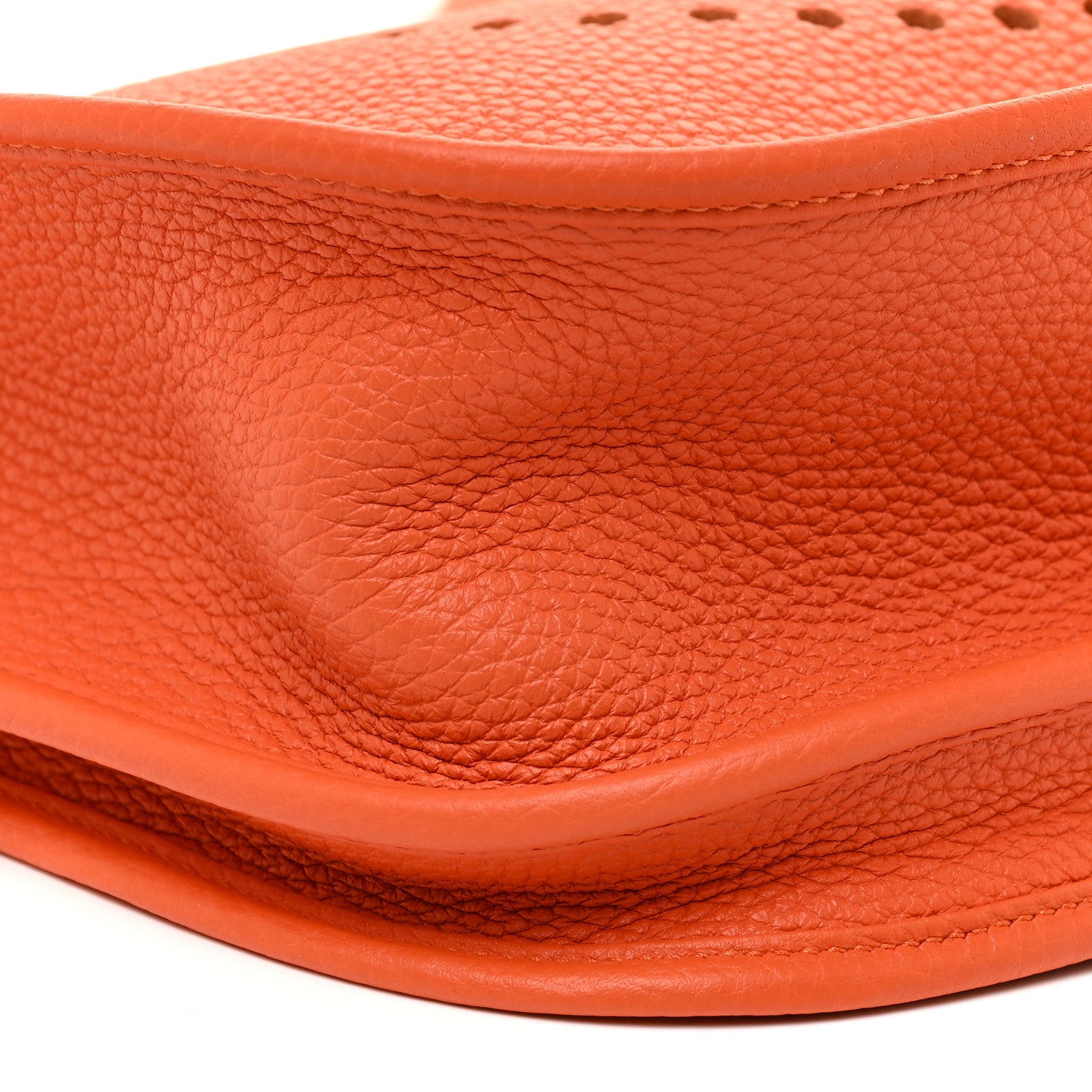 Hermes Taurillon Clemence Evelyne III GM Feu 7 of 9