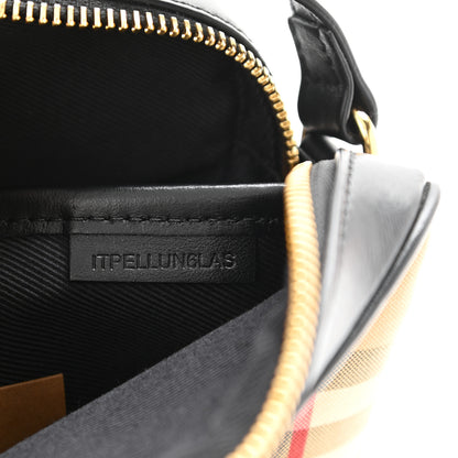 Burberry Calfskin Vintage Check Small Camera Bag Archive Beige 7 of 8