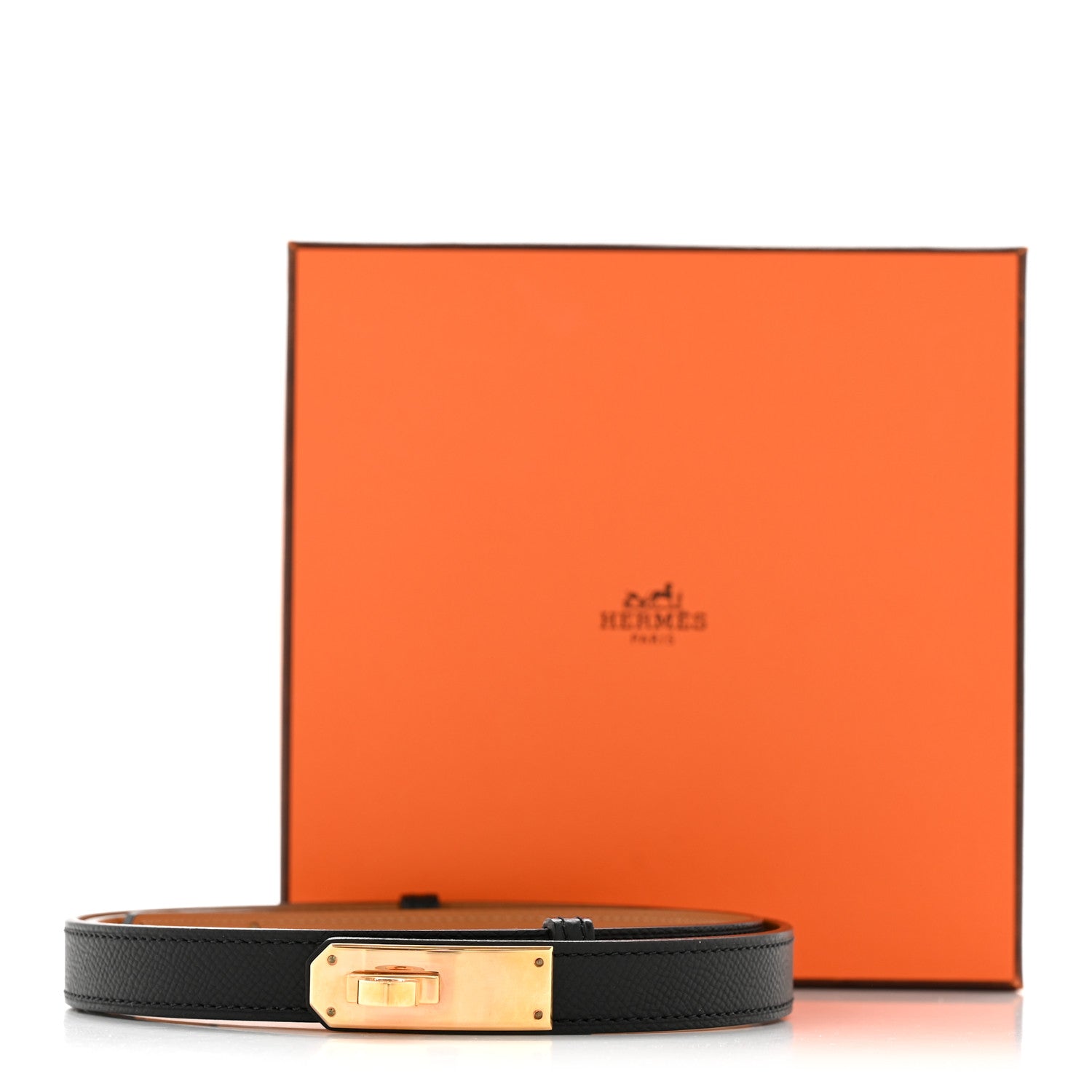 Hermes Epsom Kelly Belt Black 8 of 8