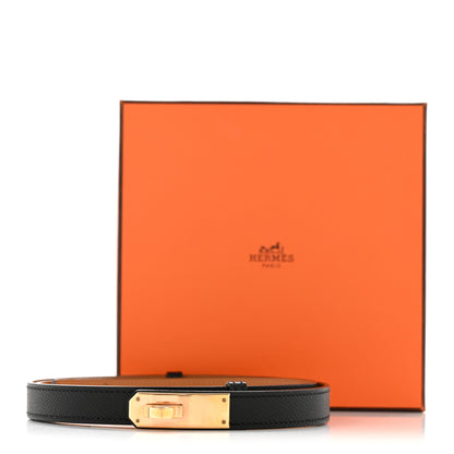 Hermes Epsom Kelly Belt Black 8 of 8