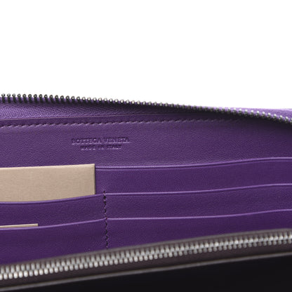 Bottega Veneta Nappa Intrecciato Zip Around Wallet Monalisa 6 of 8