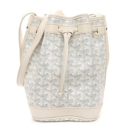 Goyard Goyardine Petit Flot Bucket Bag PM White 1 of 9