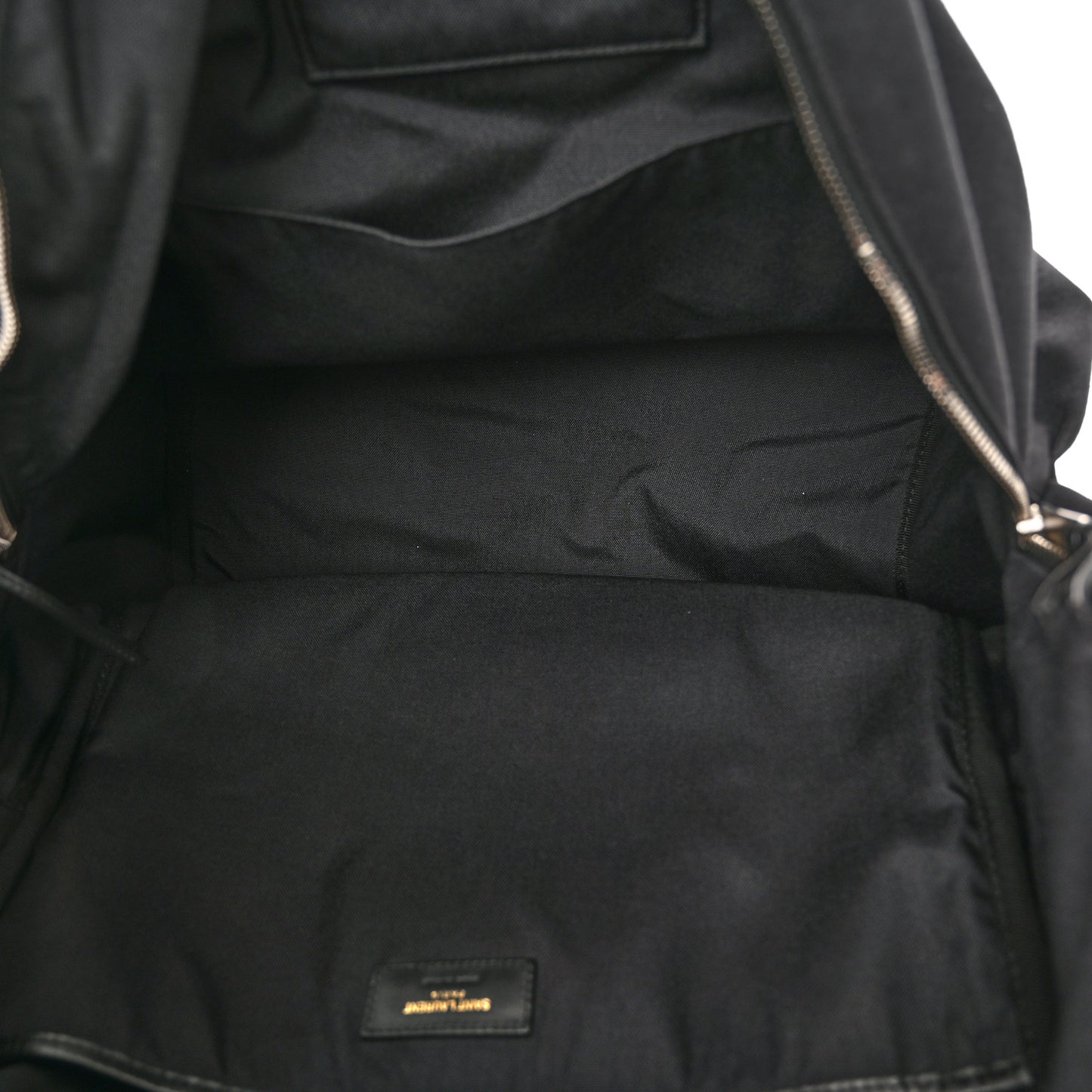 Canvas Nylon Giant City Backpack Black