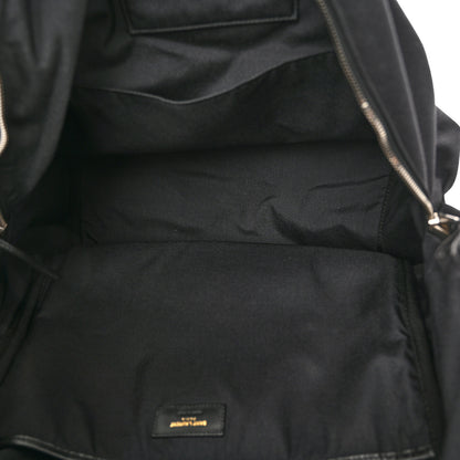 Saint Laurent Canvas Nylon Giant City Backpack Black 5 of 9