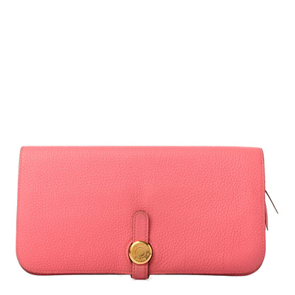 Hermes Togo Dogon Recto Wallet Rose Lipstick 1 of 13