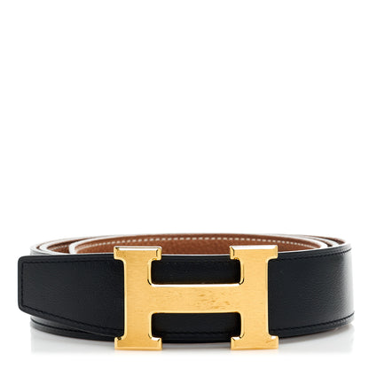 Hermes Box Togo 42mm Constance Belt 100 40 Black Gold 1 of 7